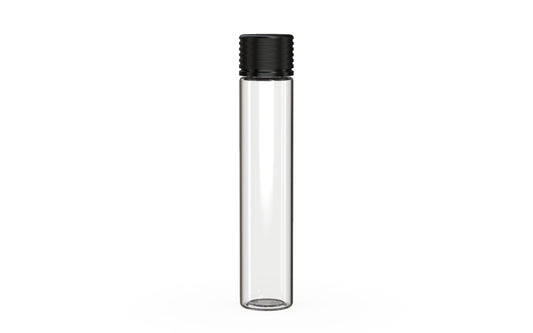 Chubby Gorilla|25x115mm Clear Tube W/ Spiral CR Black Cap
