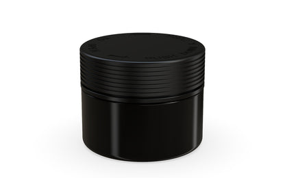 Chubby Gorilla|7.5oz Black XL Jar W/ Spiral CR Black Cap