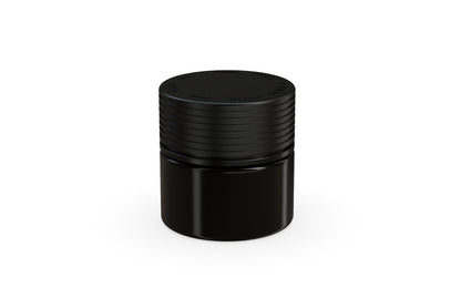Chubby Gorilla|2oz Black Jar W/ Spiral CR Black Cap