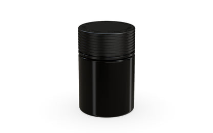 Chubby Gorilla|4oz Black Jar W/ Spiral CR Black Cap