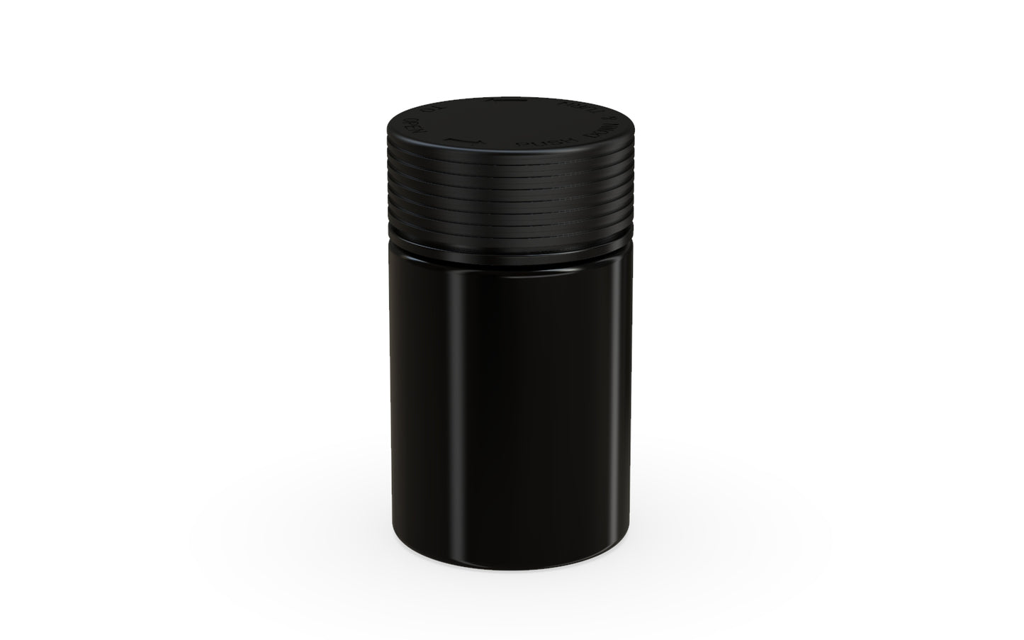 Chubby Gorilla|5oz Black Jar W/ Spiral CR Black Cap