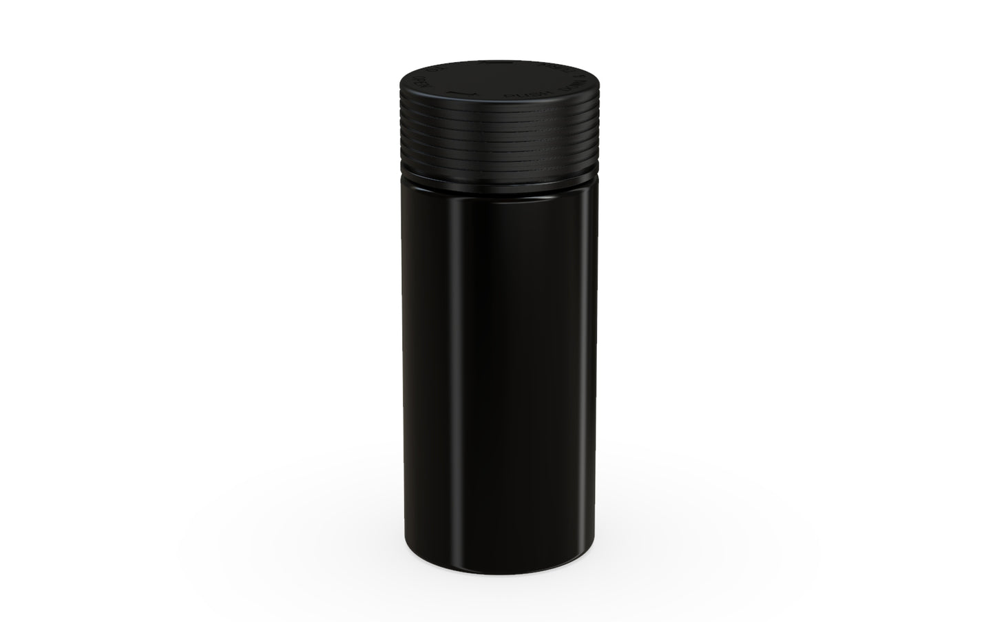 Chubby Gorilla|8oz Black Jar W/ Spiral CR Black Cap