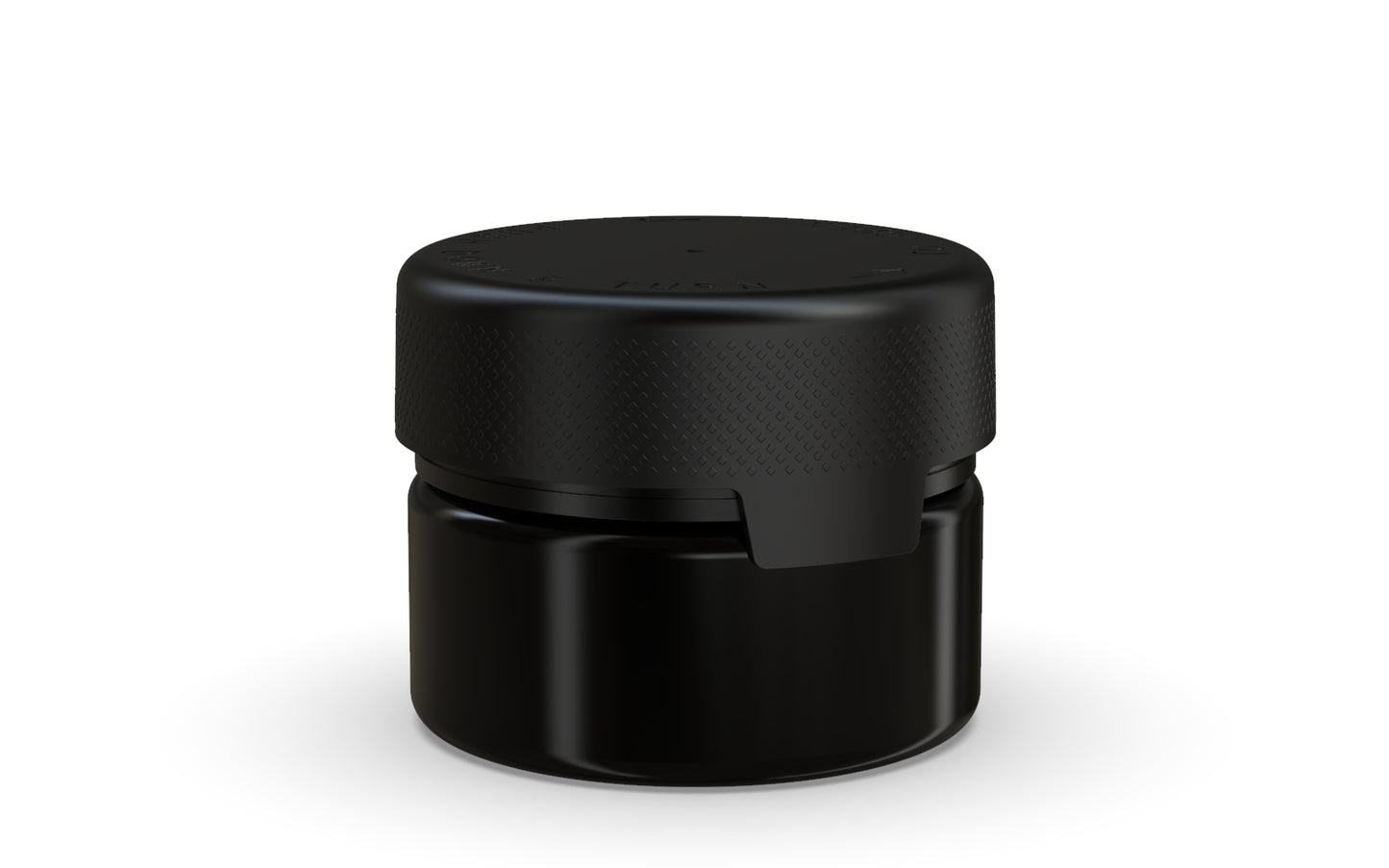 Chubby Gorilla|7.5oz Black XL Container W/ Aviator CR Black Cap