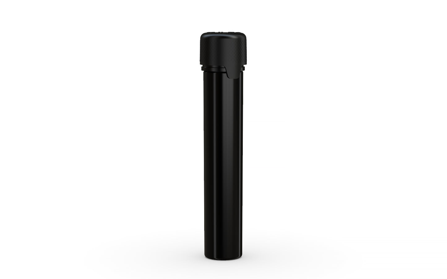 Chubby Gorilla|25x100mm Black Flat Bottom Tube W/ Aviator CR Black Cap