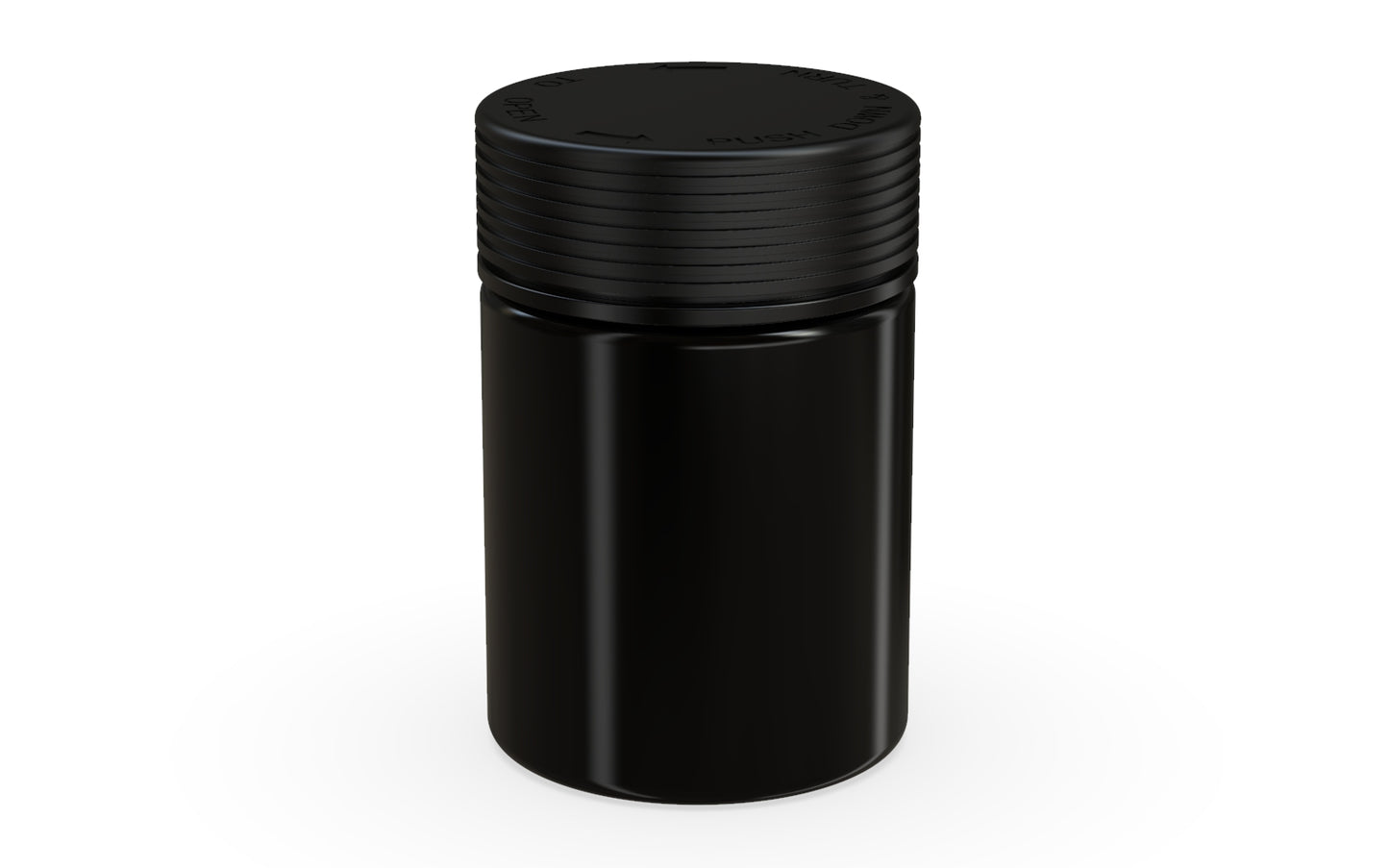 Chubby Gorilla|21.5oz Black XL Jar W/ Spiral CR Black Cap