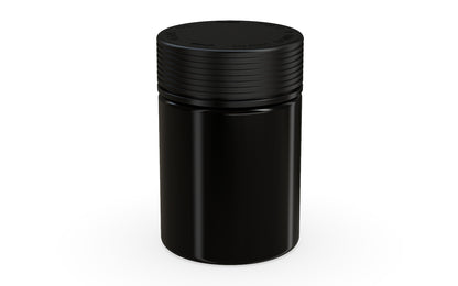 Chubby Gorilla|21.5oz Black XL Jar W/ Spiral CR Black Cap