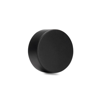 38mm Child Resistant Matte Black Caps w/ Pressure Sensitive Inliners