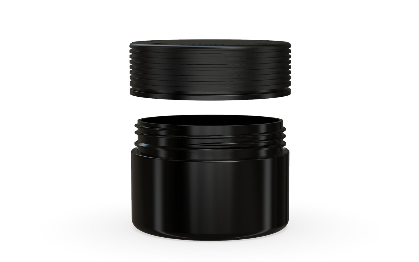 Chubby Gorilla|7.5oz Black XL Jar W/ Spiral CR Black Cap