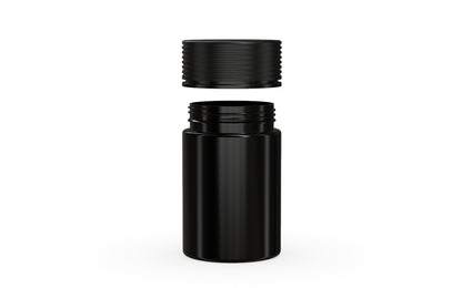 Chubby Gorilla|5oz Black Jar W/ Spiral CR Black Cap