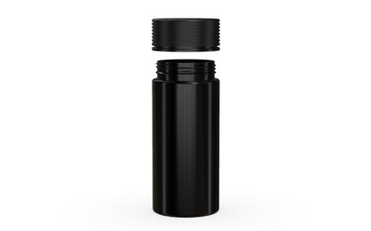 Chubby Gorilla|8oz Black Jar W/ Spiral CR Black Cap