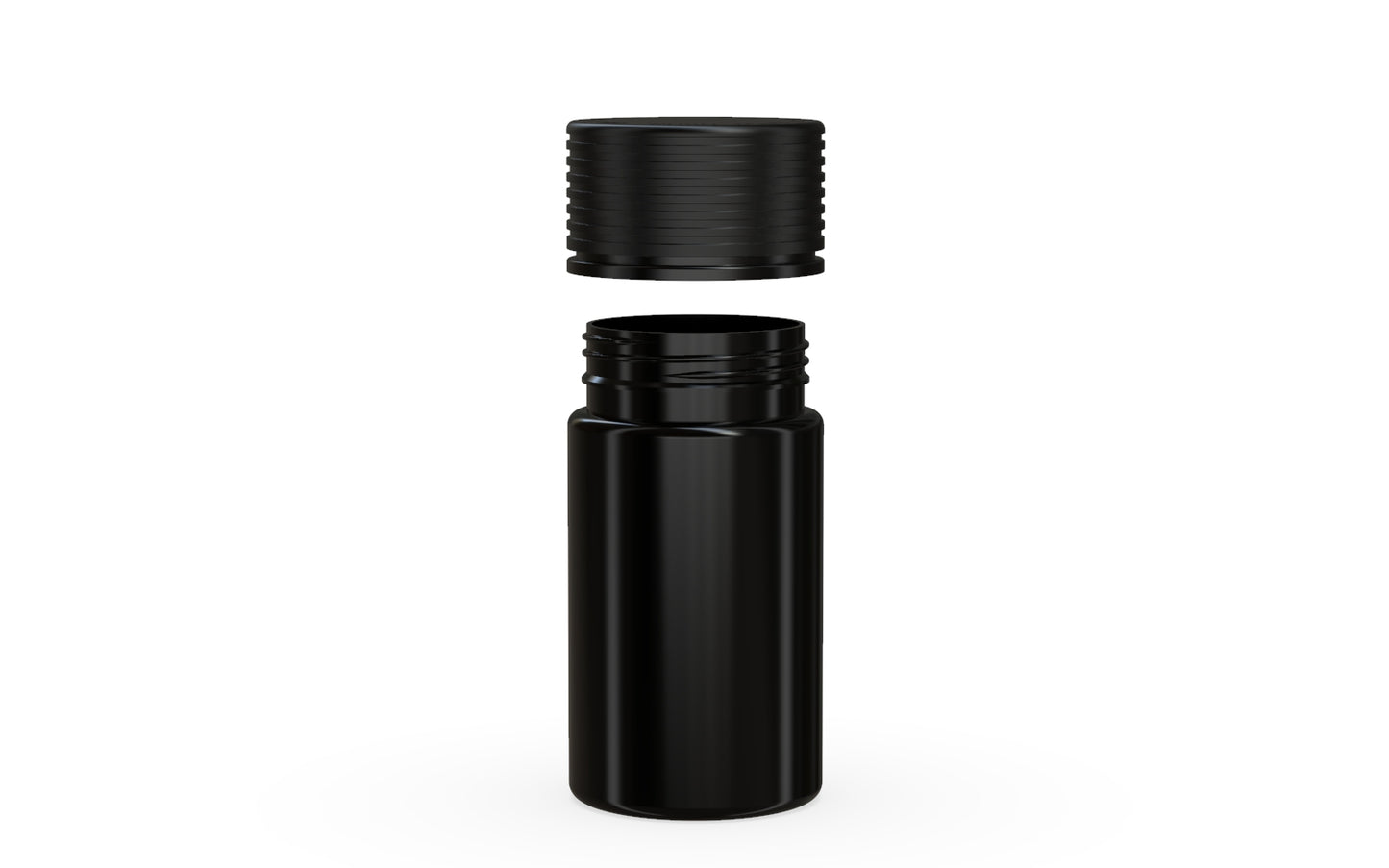 Chubby Gorilla|60mlm Clear Bottles W/ Spiral CR White Cap