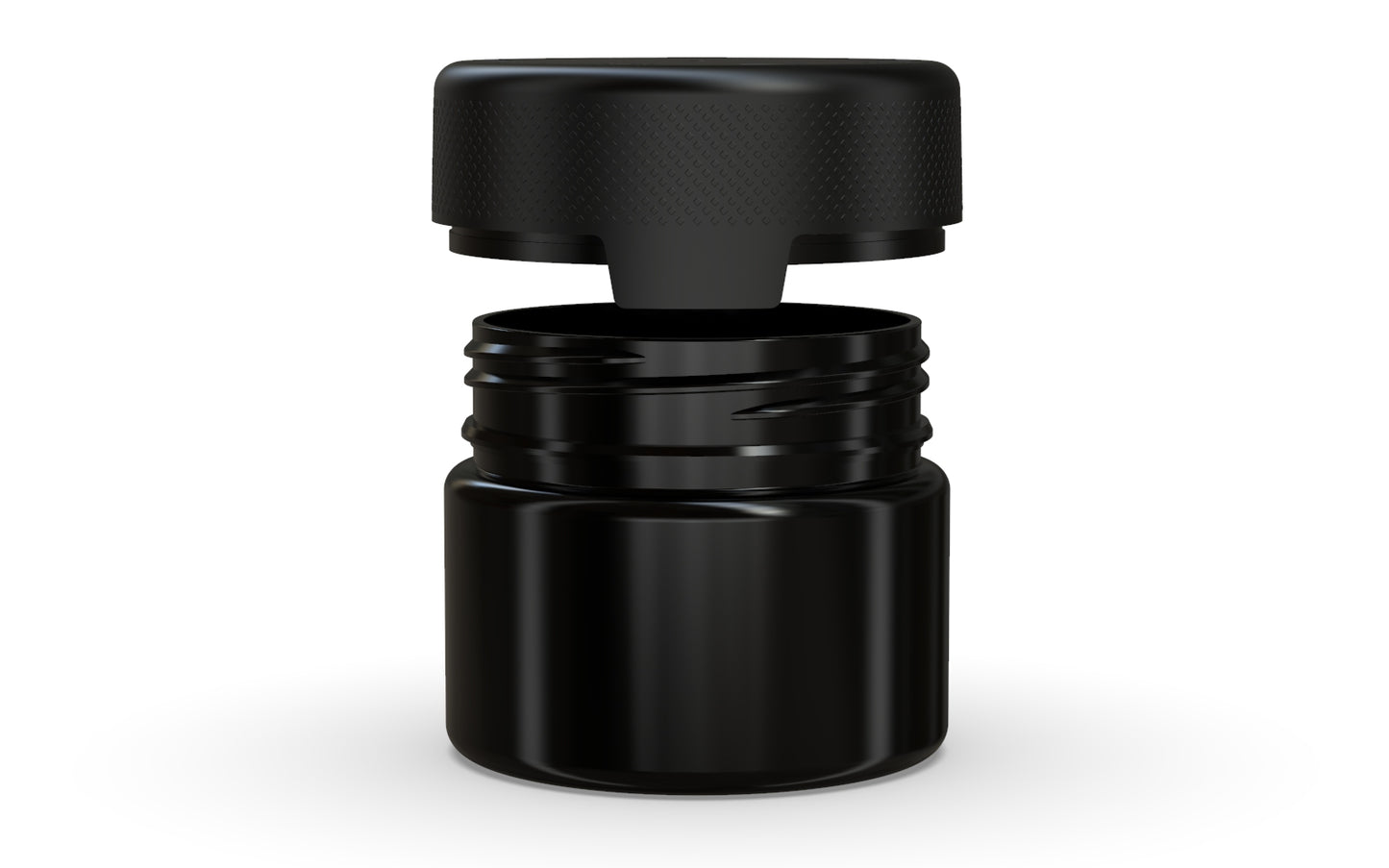 Chubby Gorilla|10oz Black XL Container W/ Aviator CR Black Cap