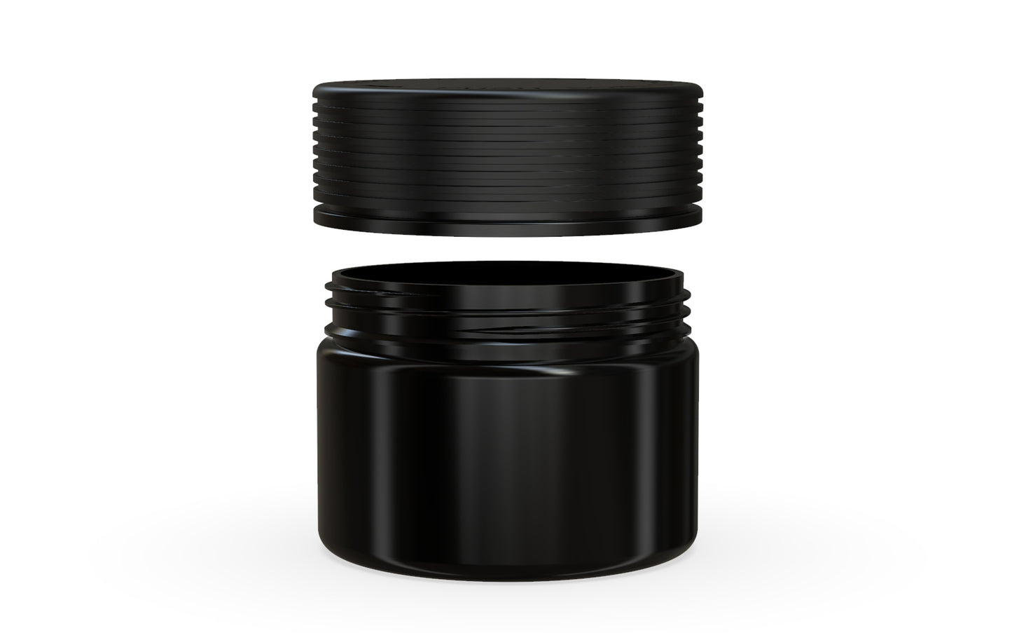 Chubby Gorilla|10oz Black XL Jar W/ Spiral CR Black Cap