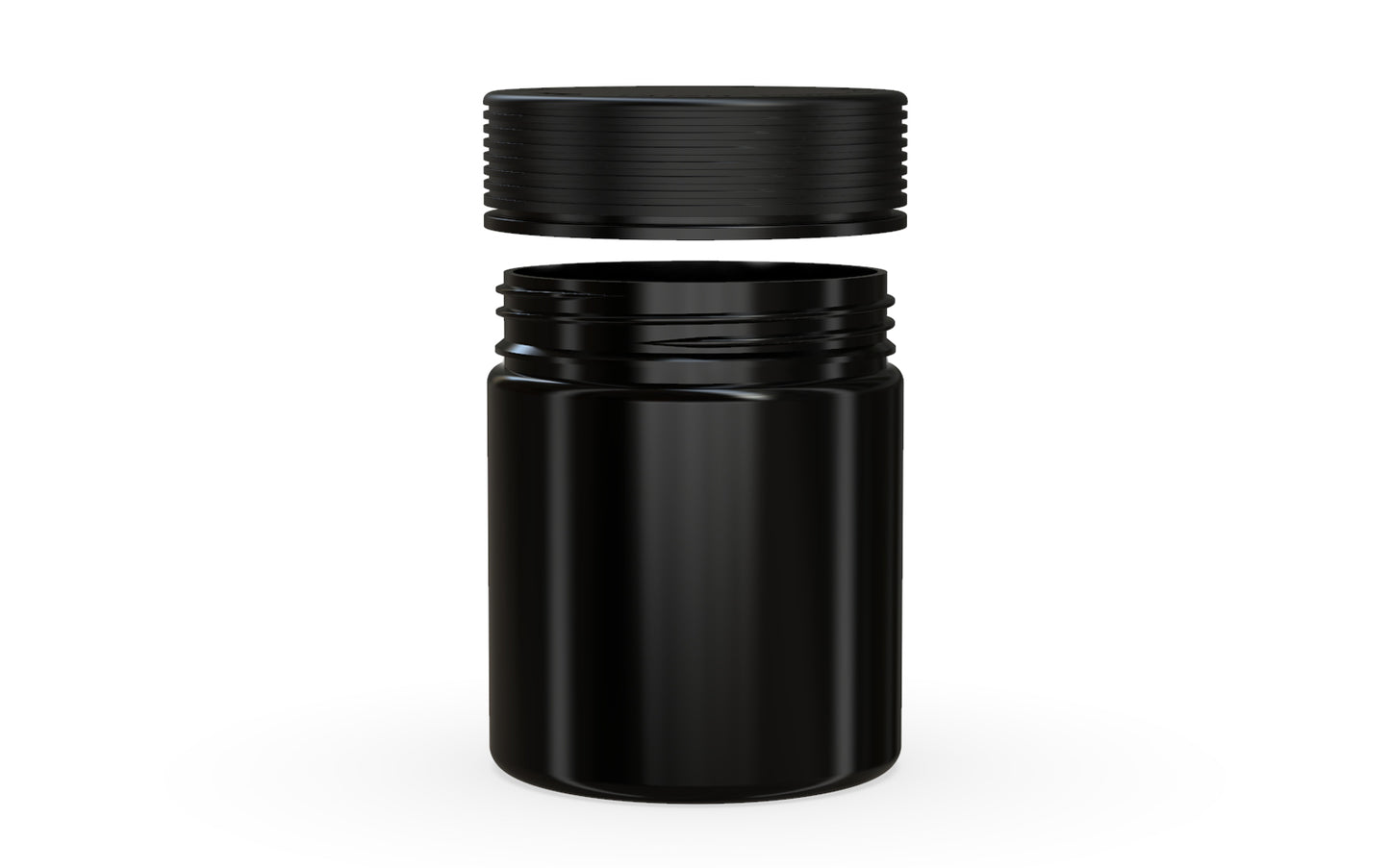 Chubby Gorilla|18.5oz Black XL Jar W/ Spiral CR Black Cap