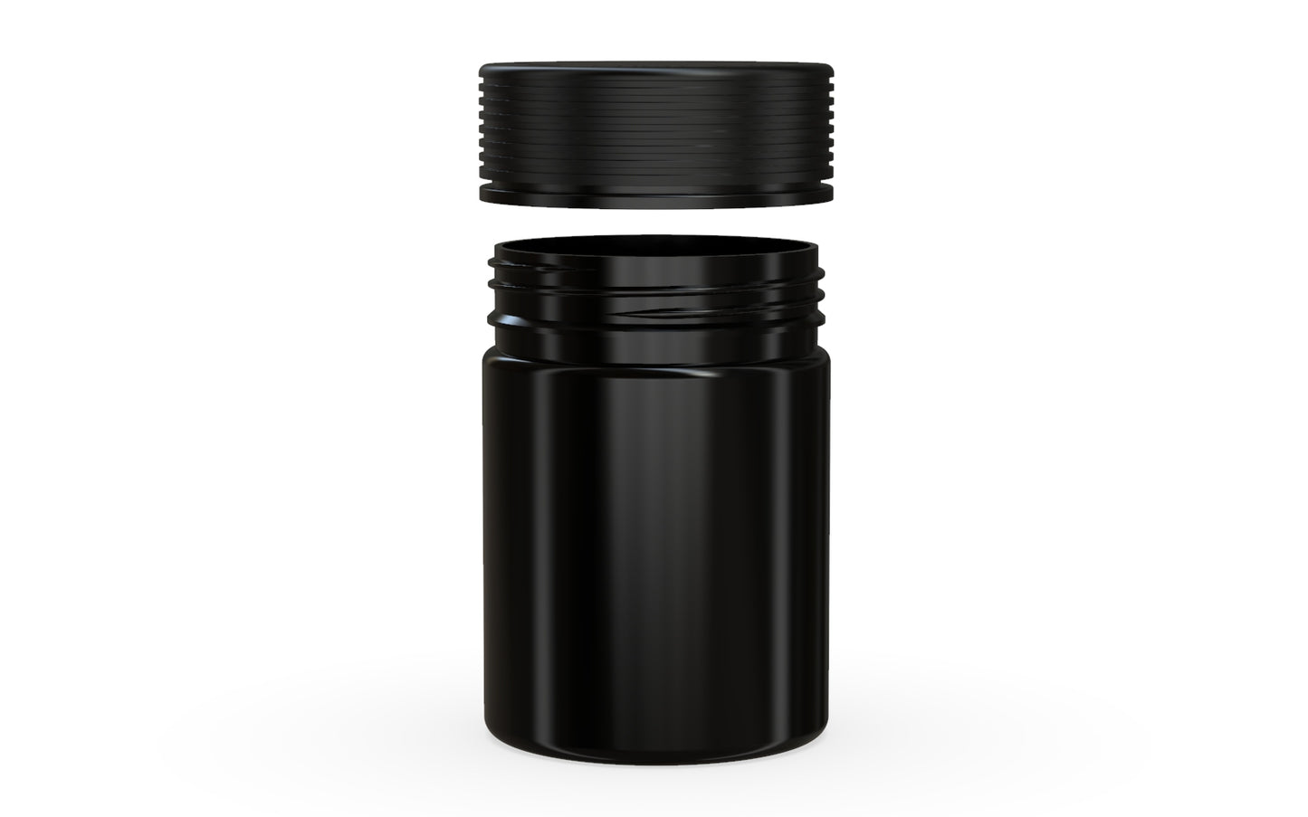 Chubby Gorilla|21.5oz Black XL Jar W/ Spiral CR Black Cap
