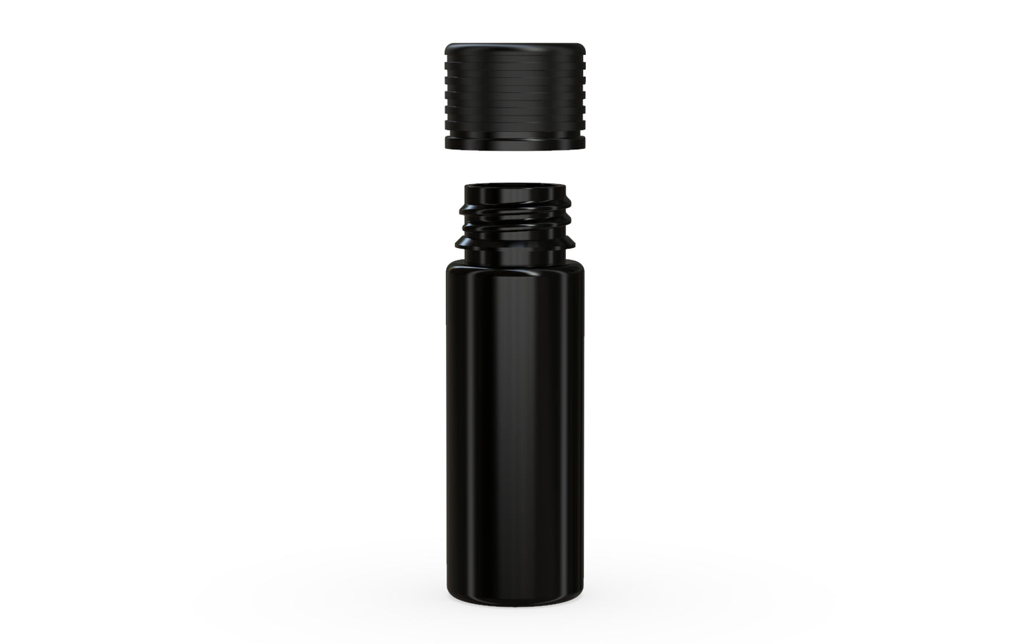 Chubby Gorilla|25x65mm Black Tube W/ Spiral CR Black Cap