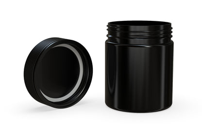 Chubby Gorilla|18.5oz Black XL Jar W/ Spiral CR Black Cap