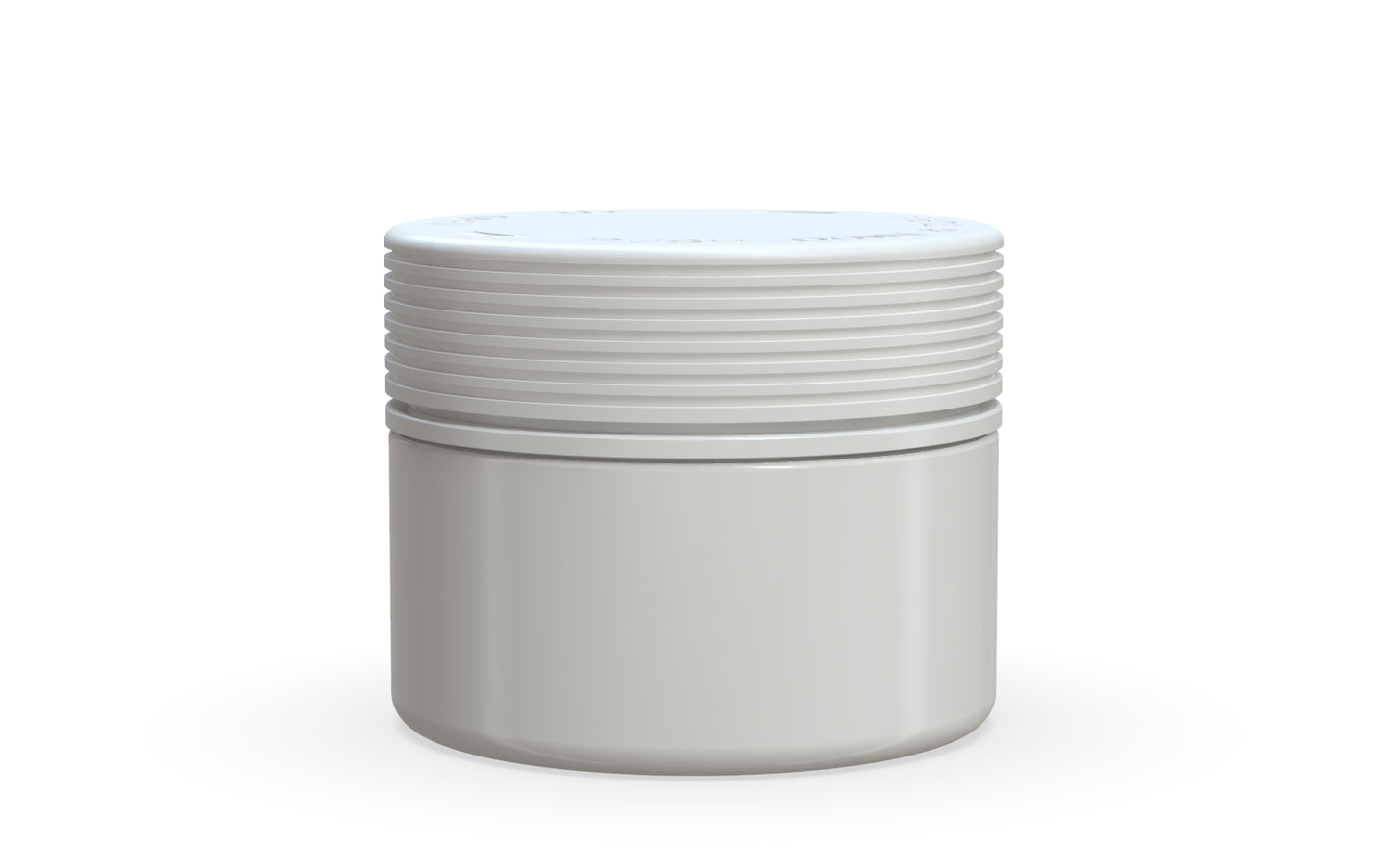 Chubby Gorilla|7.5oz White XL Jar W/ Spiral CR White Cap