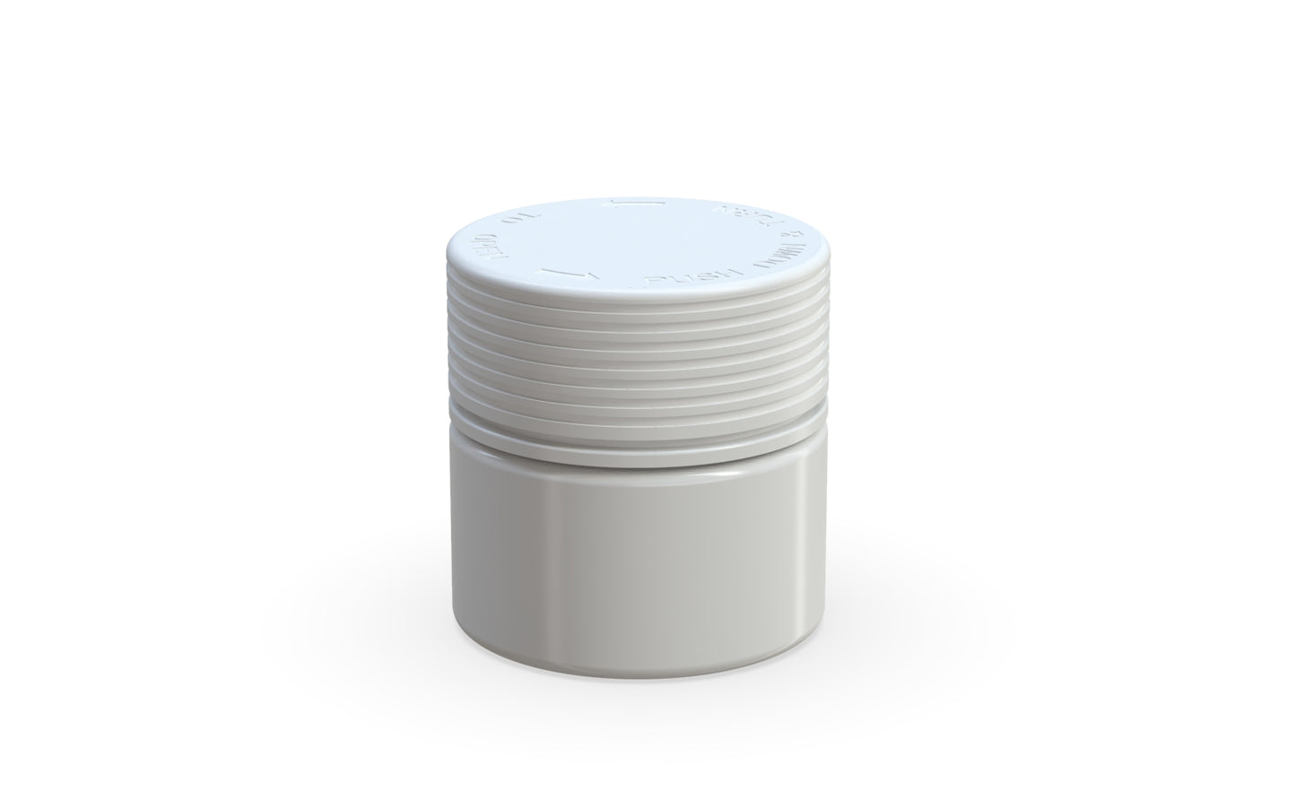 Chubby Gorilla|2oz White Jar W/ Spiral CR White Cap