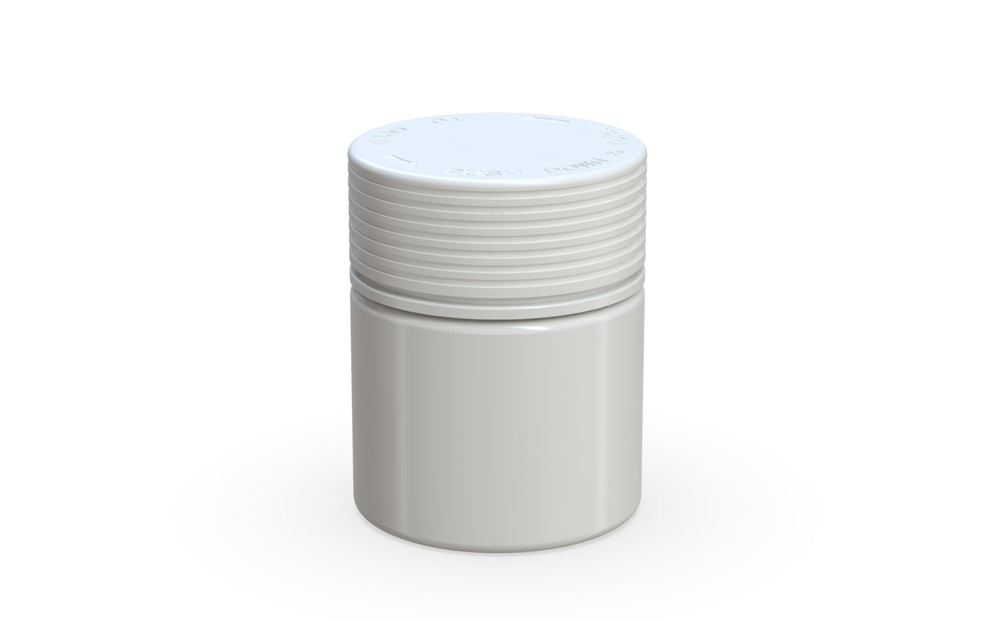 Chubby Gorilla|3oz White Jar W/ Spiral CR White Cap