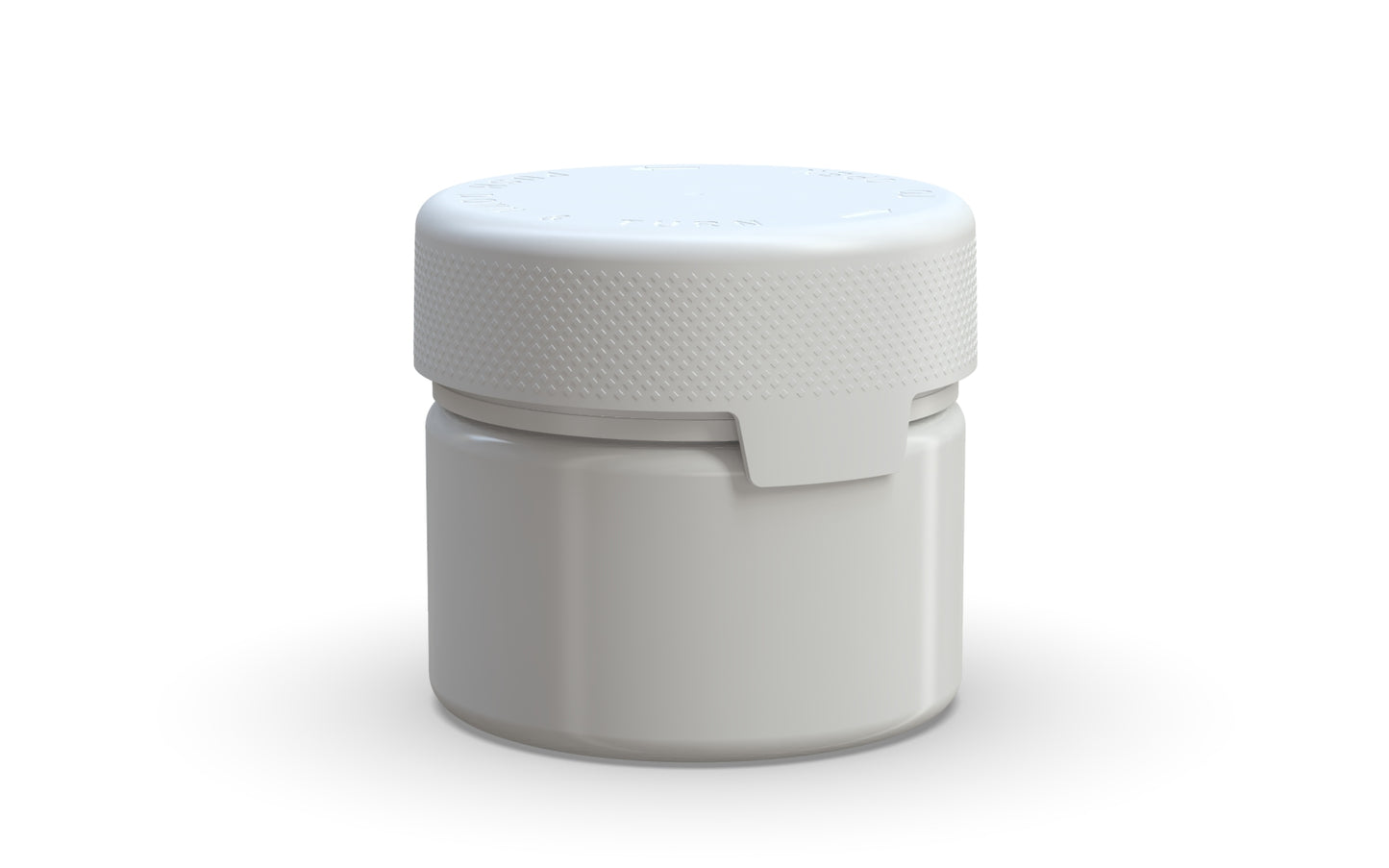 Chubby Gorilla|10oz White XL Container W/ Aviator CR White Cap