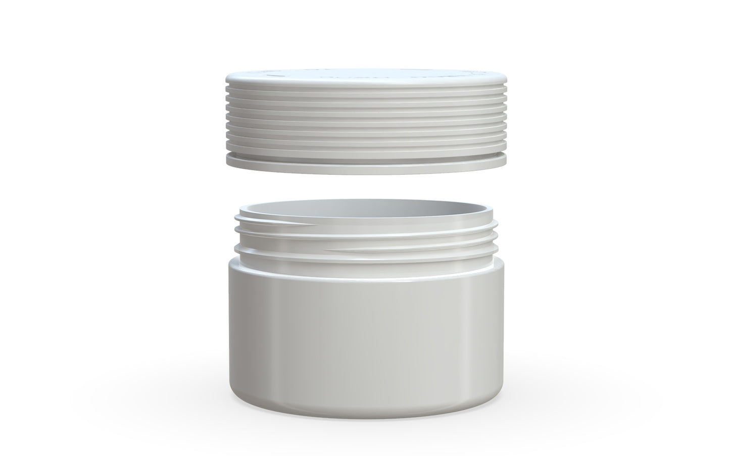 Chubby Gorilla|7.5oz White XL Jar W/ Spiral CR White Cap
