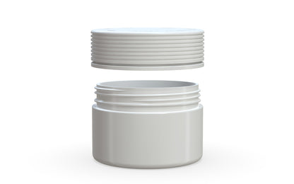 Chubby Gorilla|7.5oz White XL Jar W/ Spiral CR White Cap