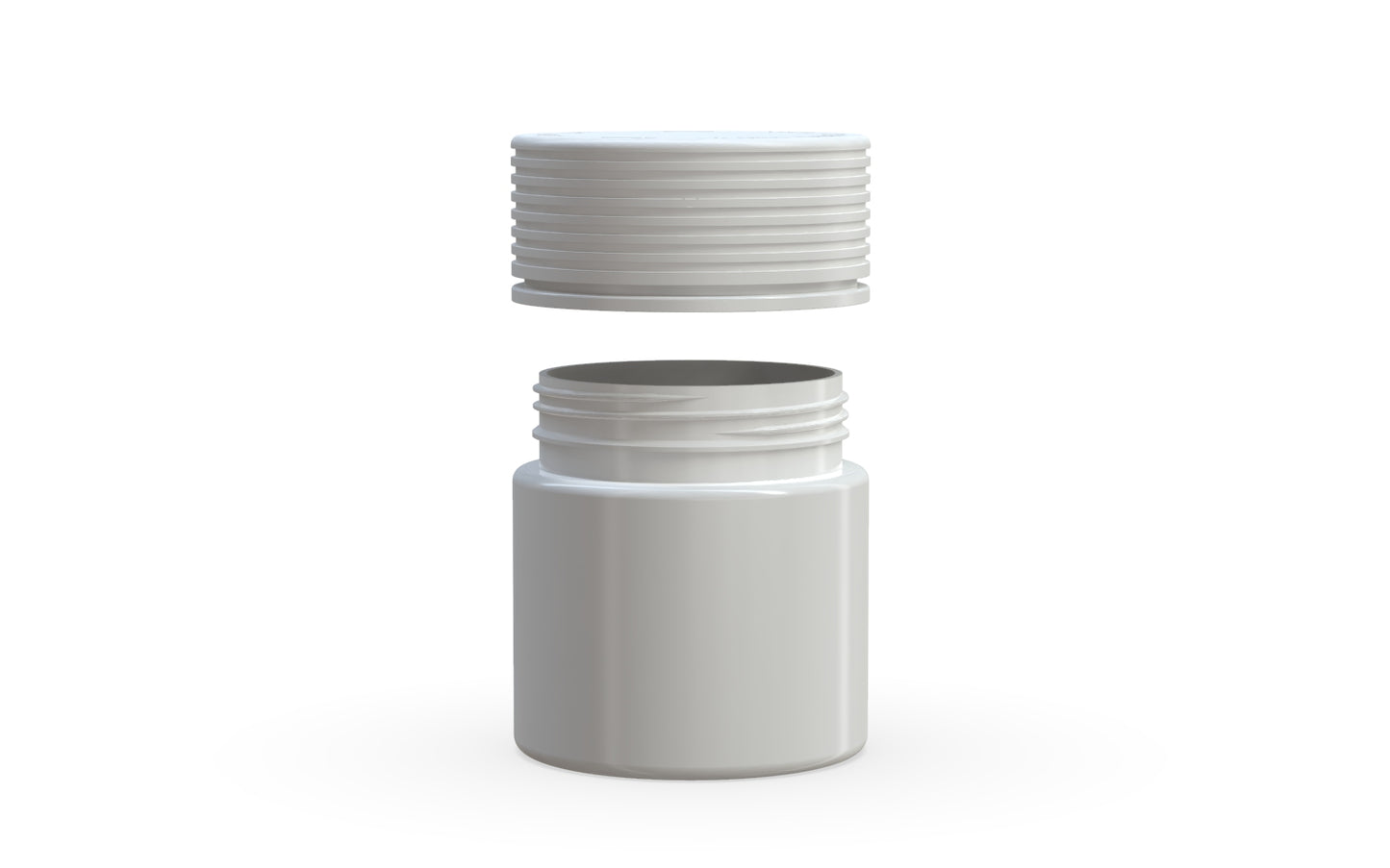 Chubby Gorilla|3oz White Jar W/ Spiral CR White Cap