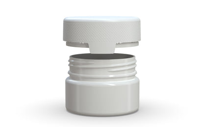 Chubby Gorilla|7.5oz White XL Container W/ Aviator CR White Cap