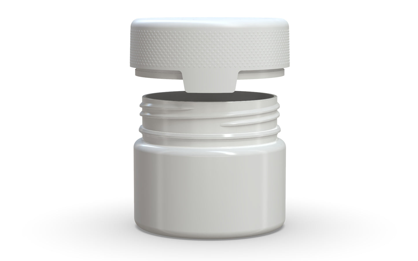 Chubby Gorilla|10oz White XL Container W/ Aviator CR White Cap
