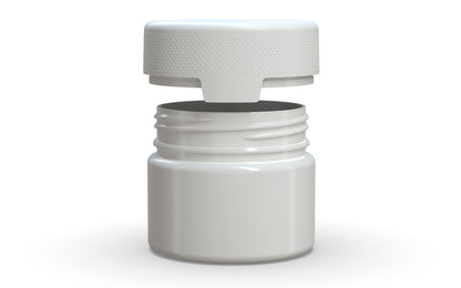 Chubby Gorilla|10oz White XL Container W/ Aviator CR White Cap