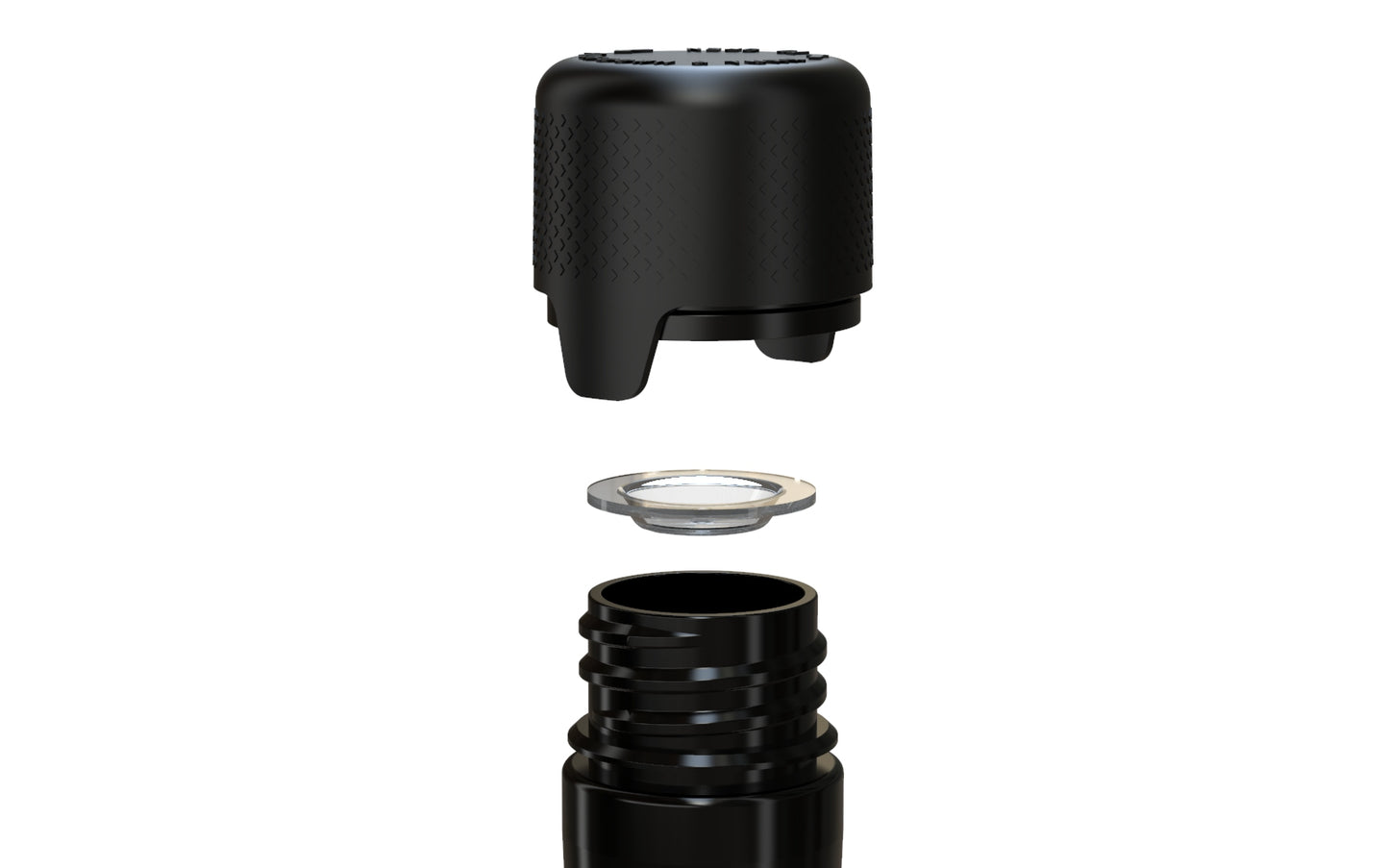 Chubby Gorilla|25x100mm Black Tube W/ Aviator CR Black Cap