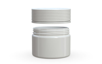 Chubby Gorilla|10oz White XL Jar W/ Spiral CR White Cap