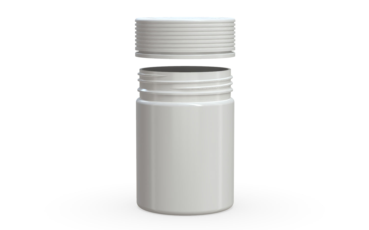 Chubby Gorilla|21.5oz White XL Jar W/ Spiral CR White Cap