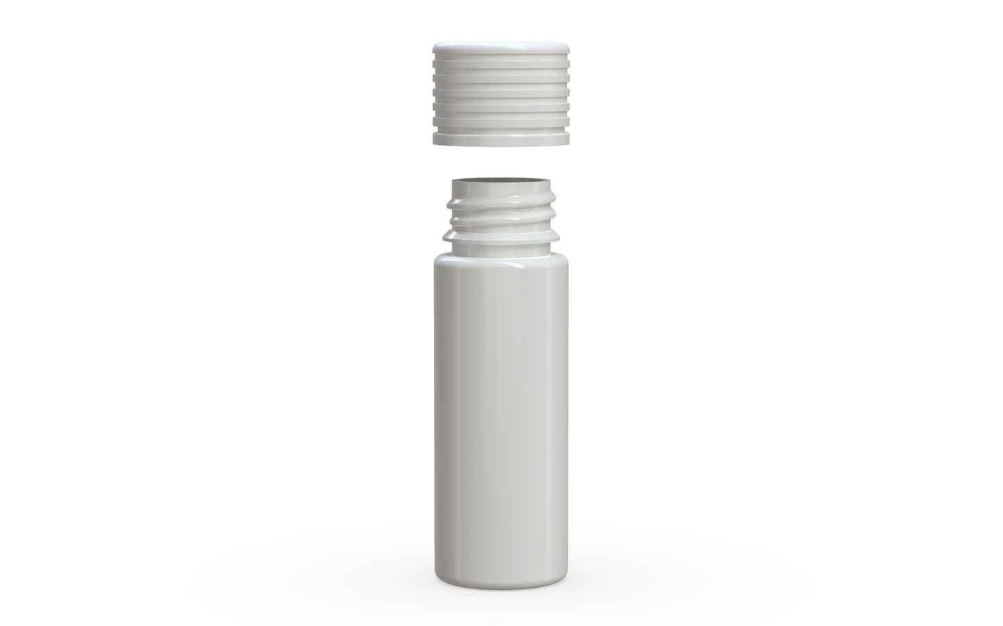 Chubby Gorilla|25x65mm White Tube W/ Spiral CR White Cap