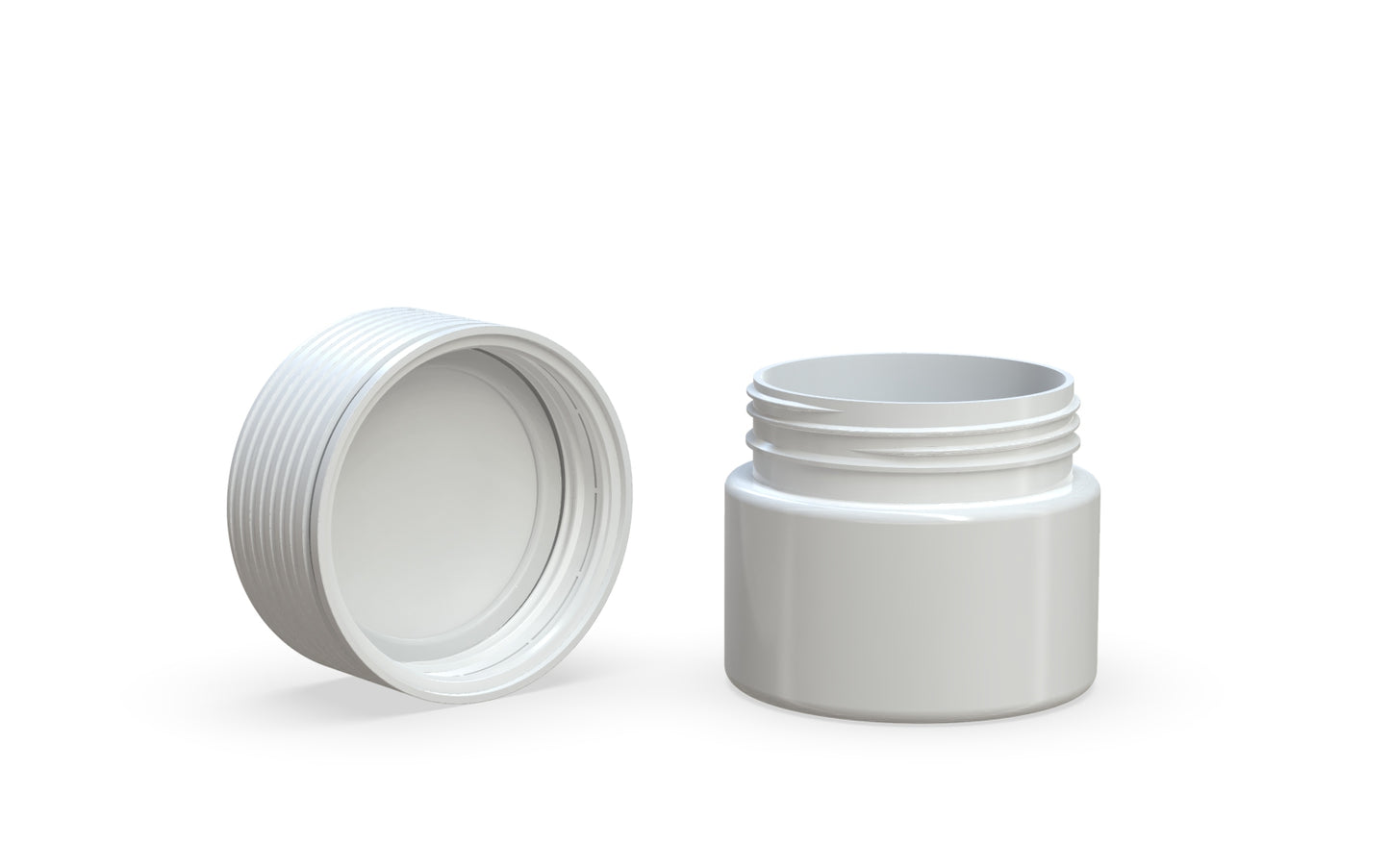 Chubby Gorilla|2oz White Jar W/ Spiral CR White Cap