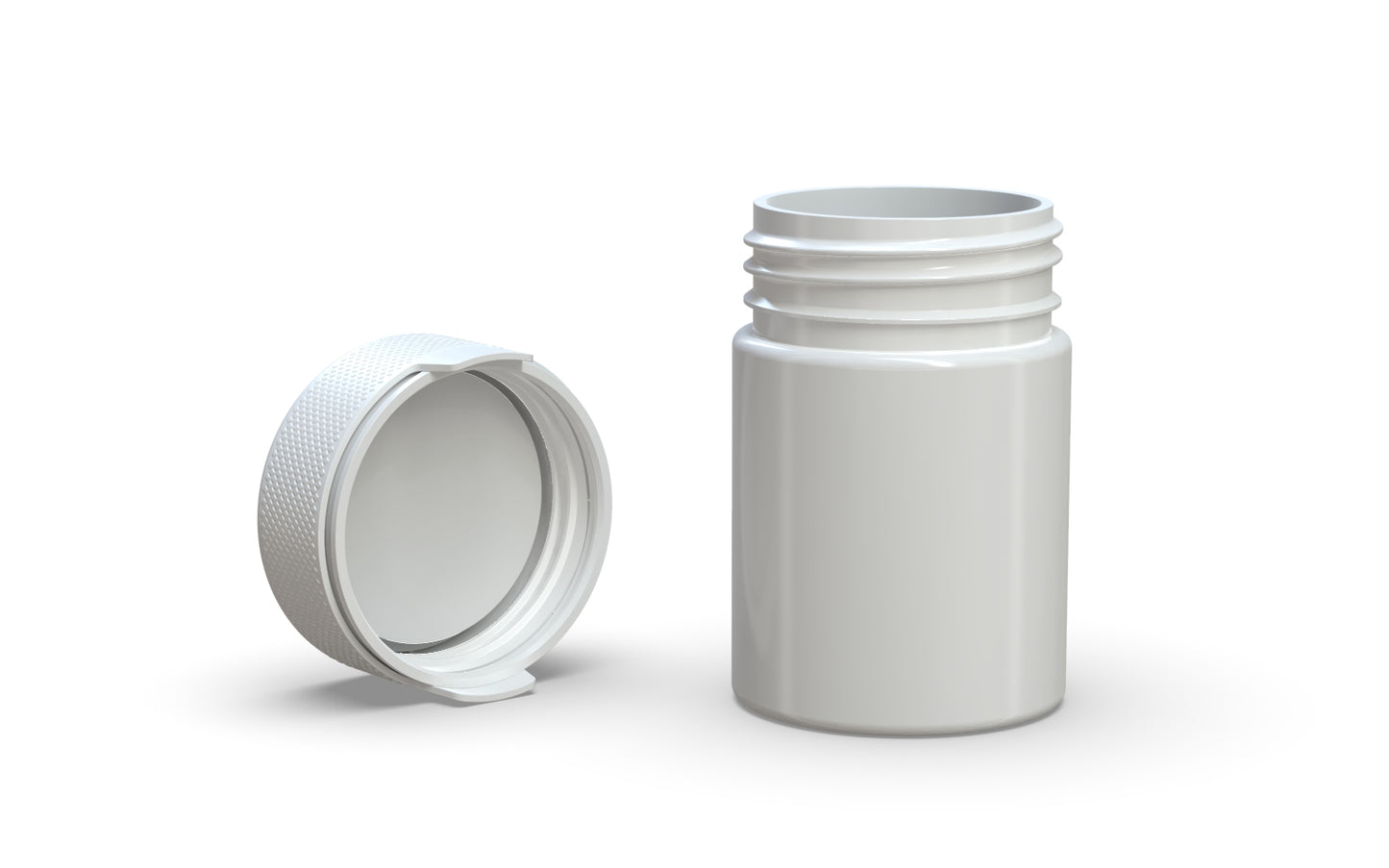 Chubby Gorilla|4oz White Container W/ Aviator CR White Cap