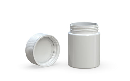 Chubby Gorilla|4oz White Jar W/ Spiral CR White Cap