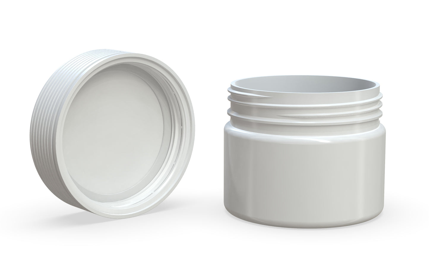 Chubby Gorilla|10oz White XL Jar W/ Spiral CR White Cap