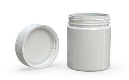 Chubby Gorilla|18.5oz White XL Jar W/ Spiral CR White Cap