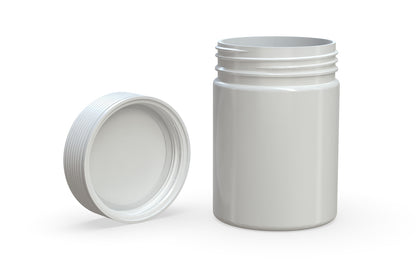 Chubby Gorilla|21.5oz White XL Jar W/ Spiral CR White Cap