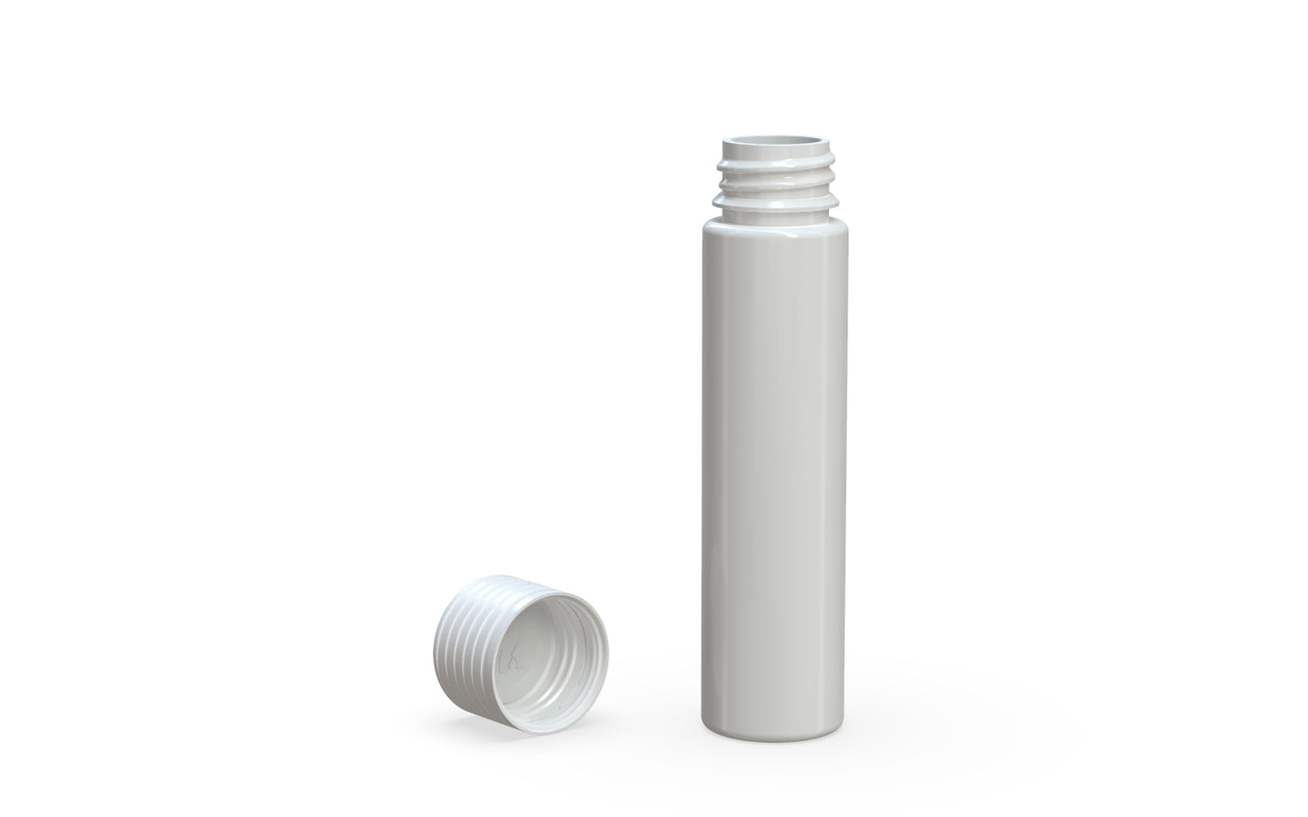 Chubby Gorilla|25x95mm White Tube W/ Spiral CR White Cap