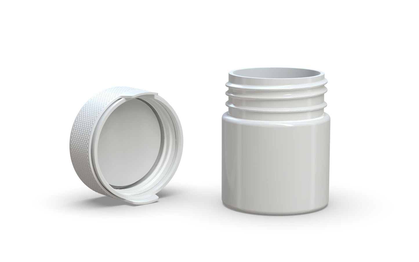 Chubby Gorilla|3oz White Container W/ Aviator CR White Cap