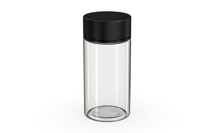 Chubby Gorilla|6oz Clear Jar W/ Spiral CR Black Cap