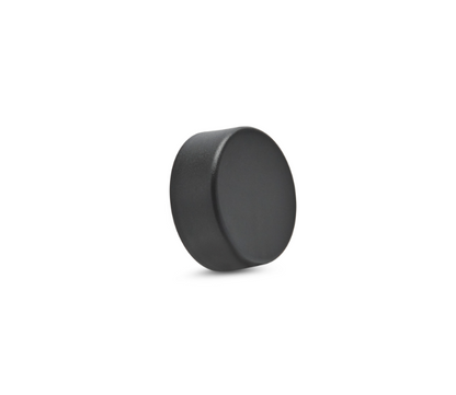 28mm Child Resistant Matte Black Caps w/ Foil Inliners