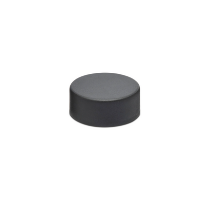 28mm Child Resistant Matte Black Caps w/ Foil Inliners