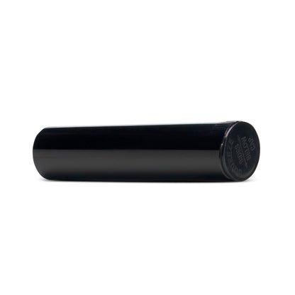 80mm Child Resistant Black Opaque Pop Top Plastic Pre-Roll Tubes