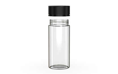 Chubby Gorilla|8oz Clear Jar W/ Spiral CR Black Cap