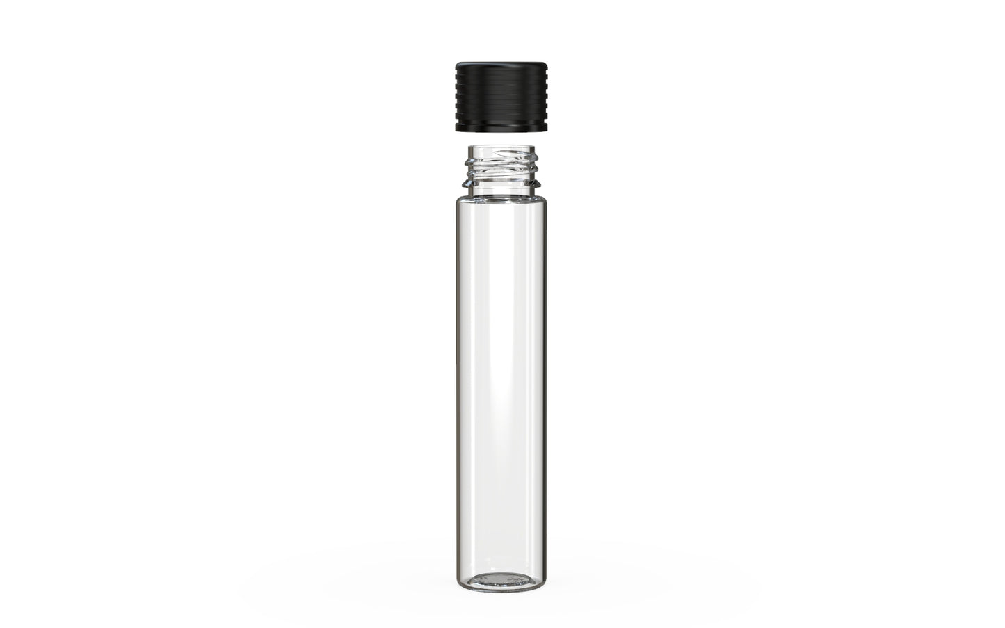 Chubby Gorilla|25x115mm Clear Tube W/ Spiral CR Black Cap