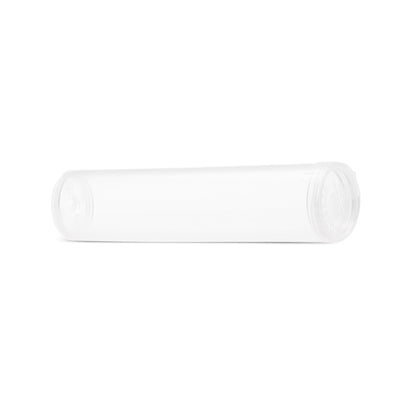 80mm Child Resistant  Clear Pop Top Plastic Pre-Roll Tubes